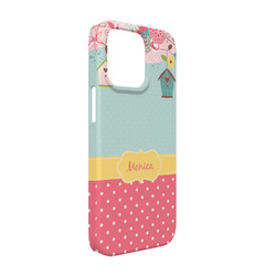 Easter Birdhouses iPhone Case - Plastic - iPhone 13 Pro (Personalized)
