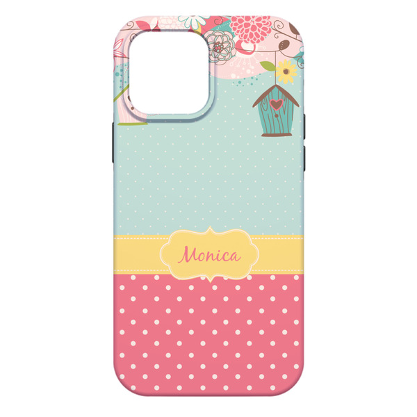 Easter Birdhouses iPhone 13 Pro Max Tough Case - Back