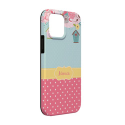 Easter Birdhouses iPhone Case - Rubber Lined - iPhone 13 (Personalized)