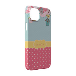 Easter Birdhouses iPhone Case - Plastic - iPhone 14 (Personalized)