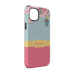 Easter Birdhouses iPhone Case - Rubber Lined - iPhone 14 (Personalized)