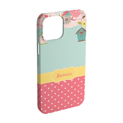 Easter Birdhouses iPhone Case - Plastic - iPhone 15 (Personalized)