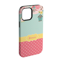 Easter Birdhouses iPhone Case - Rubber Lined - iPhone 15 Pro (Personalized)