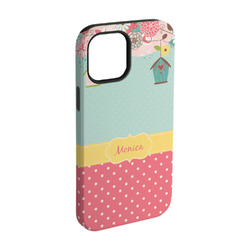 Easter Birdhouses iPhone Case - Rubber Lined - iPhone 15 (Personalized)