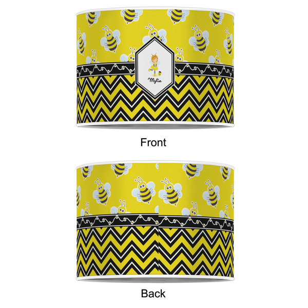 Buzzing Bee 12" Drum Lampshade - APPROVAL (Poly Film)