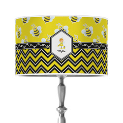 Buzzing Bee 12" Drum Lamp Shade - Poly-film (Personalized)