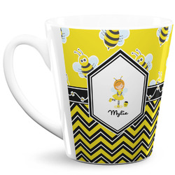Buzzing Bee 12 Oz Latte Mug (Personalized)