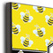 Buzzing Bee 12x12 Wood Print - Closeup