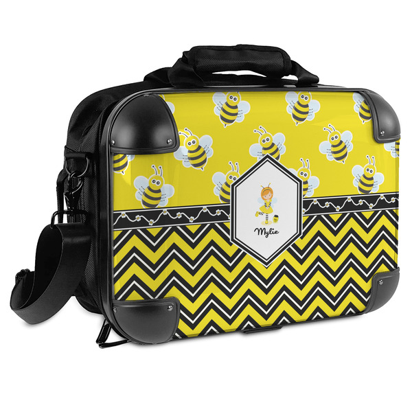 Custom Buzzing Bee Hard Shell Briefcase - 15" (Personalized)
