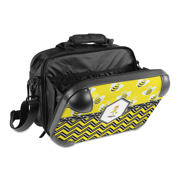 Buzzing Bee 15" Hard Shell Briefcase - Open