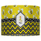 Buzzing Bee 16" Drum Lampshade - FRONT (Fabric)