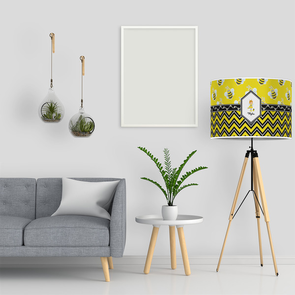 Buzzing Bee 16" Drum Lampshade - LIFESTYLE
