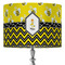 Buzzing Bee 16" Drum Lampshade - ON STAND (Fabric)