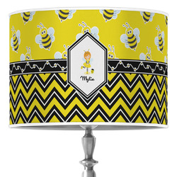 Buzzing Bee Drum Lamp Shade (Personalized)