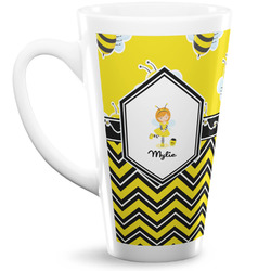 Buzzing Bee 16 Oz Latte Mug (Personalized)