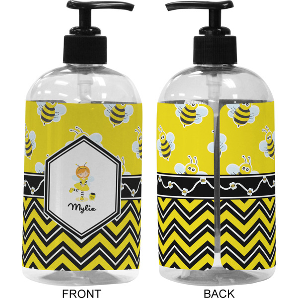 Buzzing Bee 16 oz Plastic Liquid Dispenser (Approval)