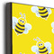 Buzzing Bee 16x20 Wood Print - Closeup