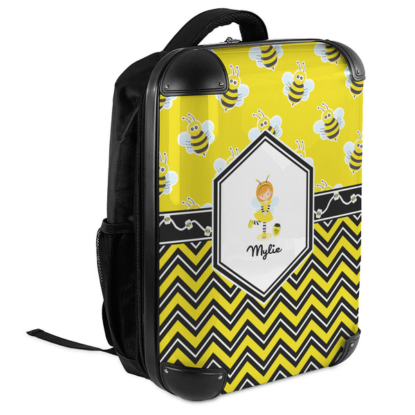 Buzzing Bee 18" Hard Shell Backpacks - ANGLED VIEW