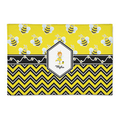 Buzzing Bee 2' x 3' Patio Rug (Personalized)