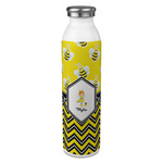 Buzzing Bee 20oz Stainless Steel Water Bottle - Full Print (Personalized)