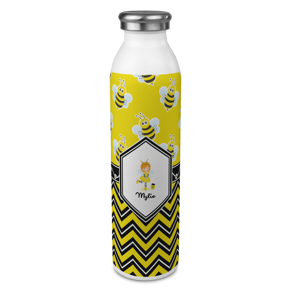Custom Buzzing Bee 20oz Stainless Steel Water Bottle - Full Print (Personalized)