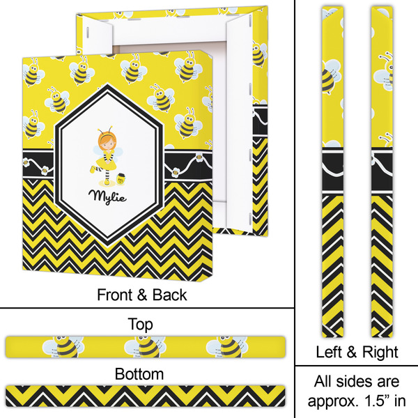 Buzzing Bee 20x24 - Canvas Print - Approval