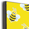 Buzzing Bee 20x24 Wood Print - Closeup