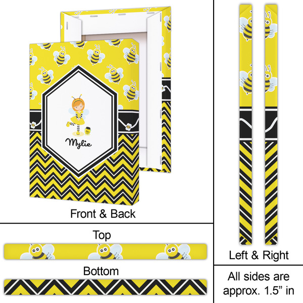 Buzzing Bee 20x30 - Canvas Print - Approval