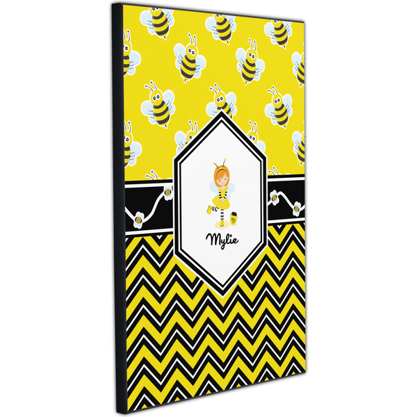 Buzzing Bee 20x30 Wood Print - Angle View