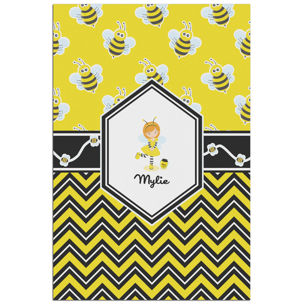 Custom Buzzing Bee Poster - Matte - 24x36 (Personalized)