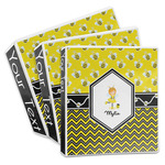 Buzzing Bee 3-Ring Binder (Personalized)