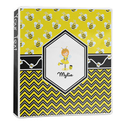 Buzzing Bee 3-Ring Binder - 1 inch (Personalized)