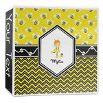 Buzzing Bee 3-Ring Binder - 2 inch (Personalized)