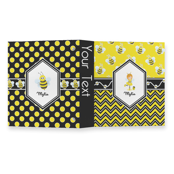 Buzzing Bee 3 Ring Binders - Full Wrap - 1" - OPEN OUTSIDE