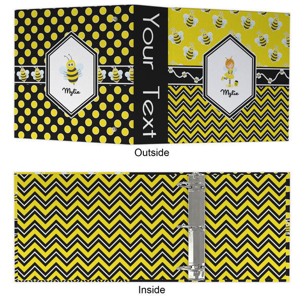 Buzzing Bee 3 Ring Binders - Full Wrap - 3" - APPROVAL