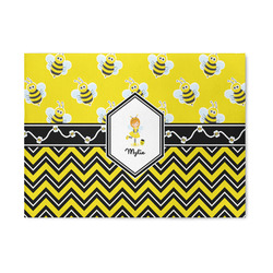 Buzzing Bee 5' x 7' Patio Rug (Personalized)
