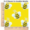 Buzzing Bee 6x6 Swatch of Fabric