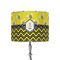 Buzzing Bee 8" Drum Lampshade - ON STAND (Fabric)
