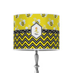 Buzzing Bee 8" Drum Lamp Shade - Poly-film (Personalized)