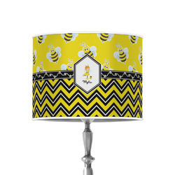 Buzzing Bee 8" Drum Lamp Shade - Poly-film (Personalized)