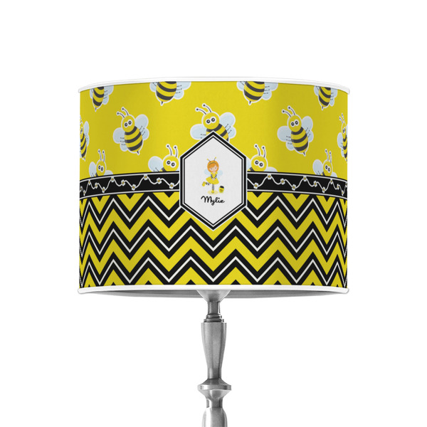 Custom Buzzing Bee 8" Drum Lamp Shade - Poly-film (Personalized)