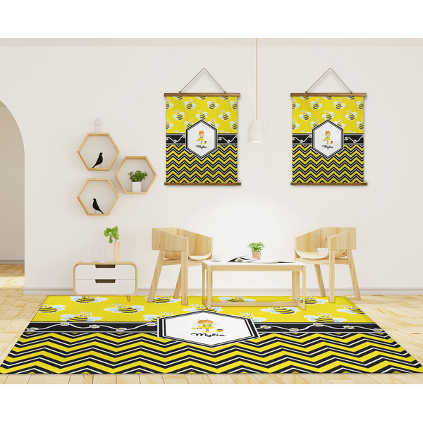 Buzzing Bee 8'x10' Indoor Area Rugs - IN CONTEXT