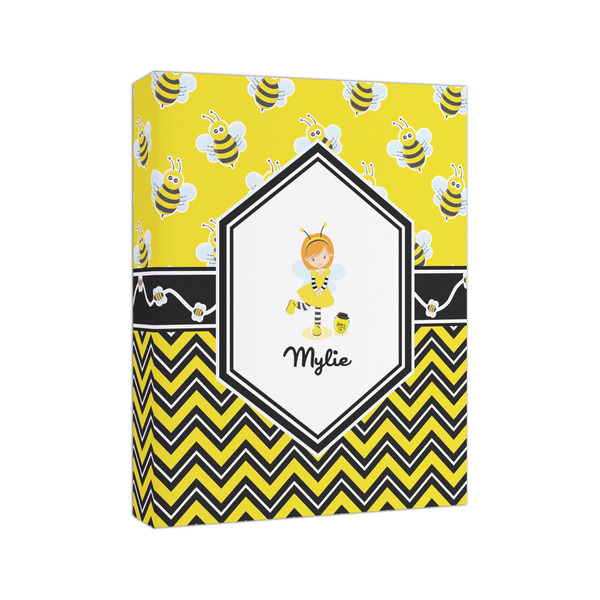 Buzzing Bee 8x10 - Canvas Print - Angled View