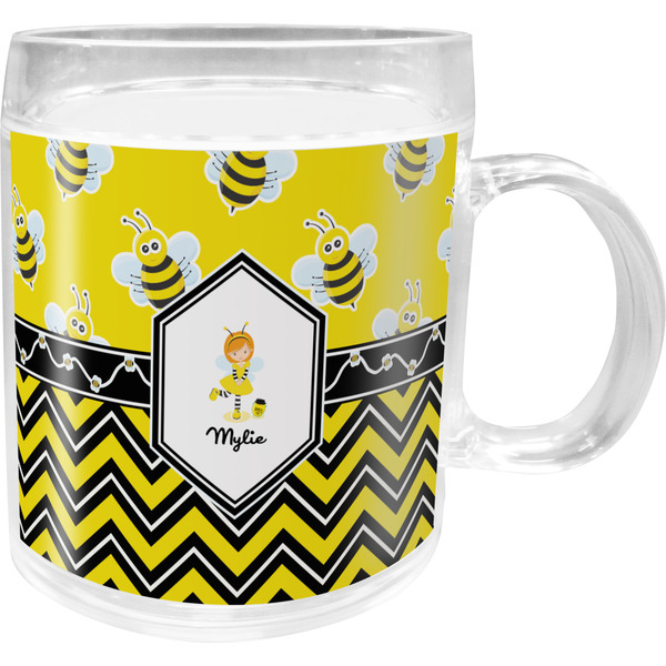 Custom Buzzing Bee Acrylic Kids Mug (Personalized)