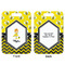 Buzzing Bee Aluminum Luggage Tag (Front + Back)