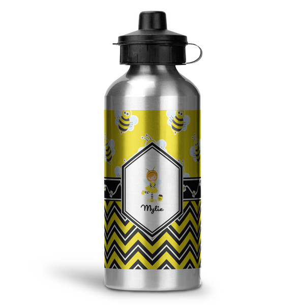 Custom Buzzing Bee Water Bottles - 20 oz - Aluminum (Personalized)