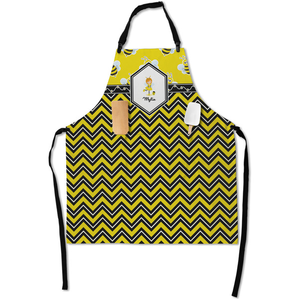 Custom Buzzing Bee Apron With Pockets w/ Name or Text