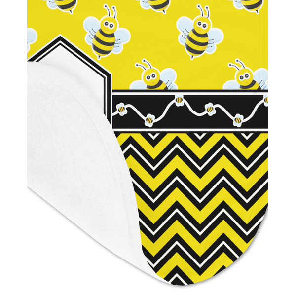 Buzzing Bee Baby Bib - AFT detail