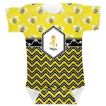 Buzzing Bee Baby Bodysuit 3-6 (Personalized)