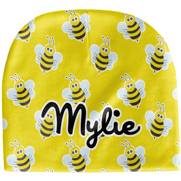 Custom Buzzing Bee Baby Hat (Beanie) (Personalized)